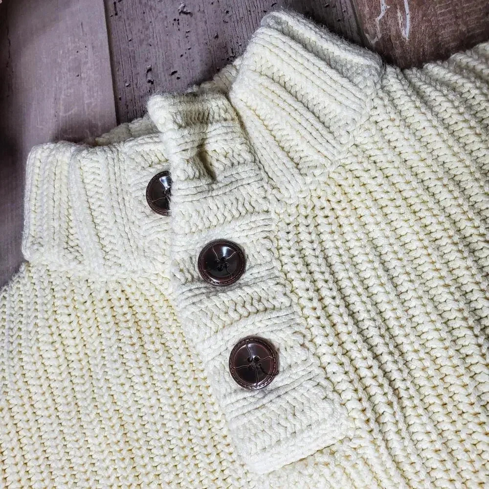 Gymboree Cream Toddler Boys Cable Knit Sweater Size XS (3-4)